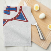 Vier Juli Glitter Theedoek (Quarter Fold)