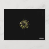 Vier Juli Lama Feest Briefkaart (Achterkant)