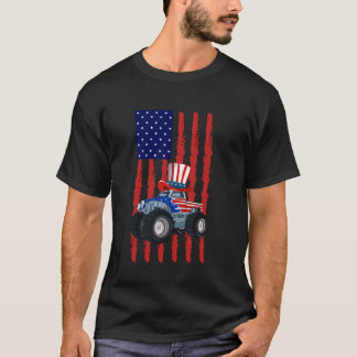 Vier Juli Monstertruck Vuurwerk VS Juli T-shirt