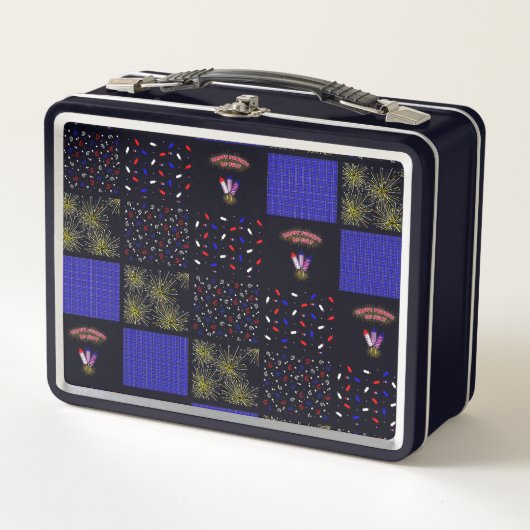 Vier Juli Patchwork Patroon - 4 juli (Voorkant)