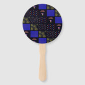 Vier Juli Patchwork Patroon - 4 juli Handwaaier (Voorkant)