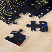 Vier Juli Patchwork Patroon - 4 juli Legpuzzel (Zijkant)