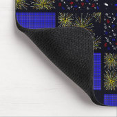 Vier Juli Patchwork Patroon - 4 juli Muismat (Hoek)