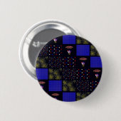 Vier Juli Patchwork Patroon - 4 juli Ronde Button 5,7 Cm (Voorkant /achterkant)