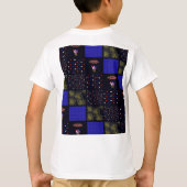Vier juli Patchwork Patroon - 4 juli T-shirt (Achterkant)
