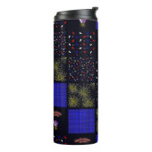 Vier Juli Patchwork Patroon - 4 juli Thermosbeker (Gedraaid links)