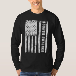 Vier juli-shirts voor mannen Amerikaanse vlag koos T-shirt