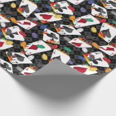 Vier Kaart Aces Poker Cadeaupapier (Hoek)