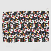 Vier Kaart Aces Poker Golfhanddoek (Horizontaal)