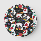 Vier Kaart Aces Poker Ronde Klok (Voorkant)