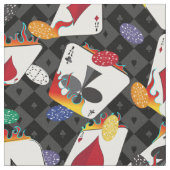 Vier Kaart Aces Poker Stof (Close Up)