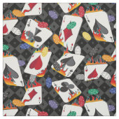 Vier Kaart Aces Poker Stof (Swatch)