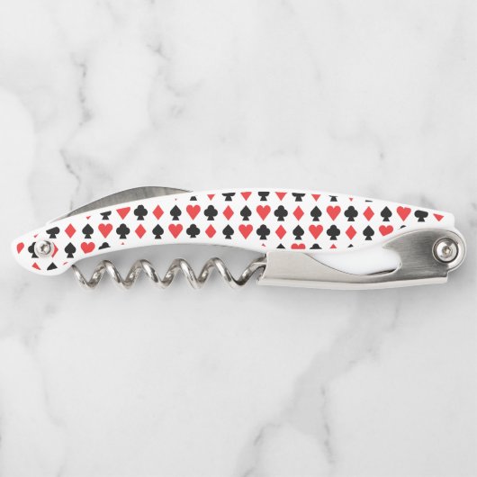 Vier Kaart vormen patroon Kurkentrekker (Achterkant)