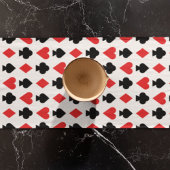 Vier Kaart vormen patroon Lange Tafelloper