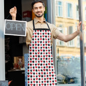 Vier Kaart vormen patroon Schort