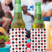 Vier Kaart vormen patroon Seltzer Blikjeskoeler