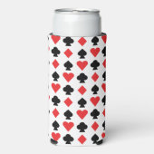 Vier Kaart vormen patroon Seltzer Blikjeskoeler (Seltzer Voorkant)