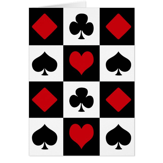 Vier kaartpakken (Voorkant)