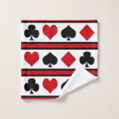 Vier kaartpakken bad handdoek (Wasdoekje)