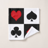 Vier kaartpakken bad handdoek (Wasdoekje)
