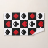 Vier kaartpakken bad handdoek (Handdoek)