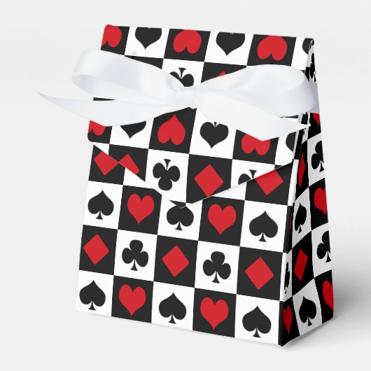 Vier kaartpakken bedankdoosjes (Voorkant Zijde)