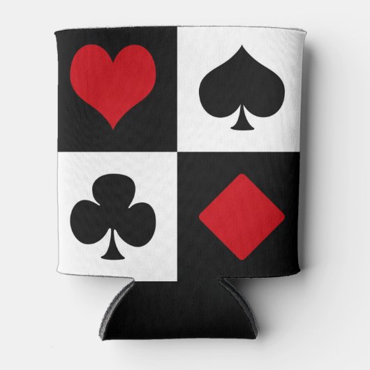 Vier kaartpakken blikjeskoeler (Voorkant)