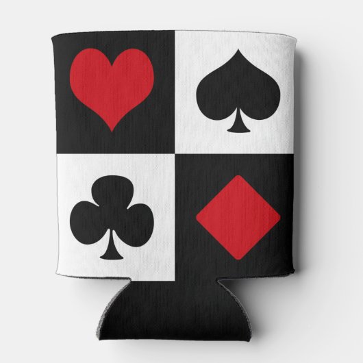 Vier kaartpakken blikjeskoeler (Achterkant)