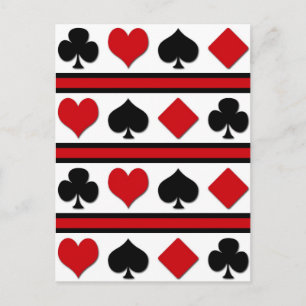 Vier kaartpakken briefkaart