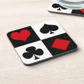 Vier kaartpakken drankjes onderzetter (Linkerzijde)