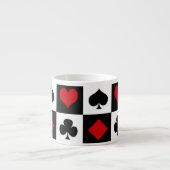 Vier kaartpakken espresso kop (Voorkant)