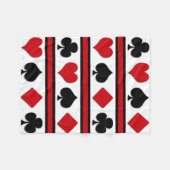 Vier kaartpakken fleece deken (Voorkant (Horizontaal))