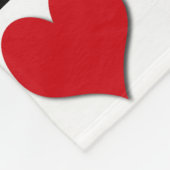 Vier kaartpakken fleece deken (Hoek)