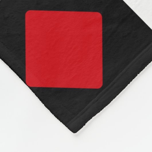 Vier kaartpakken fleece deken (Hoek)