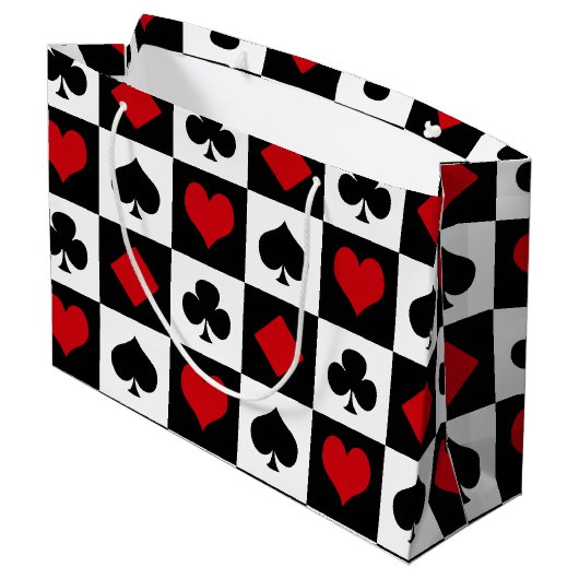 Vier kaartpakken groot cadeauzakje (Achterkant Gekanteld)