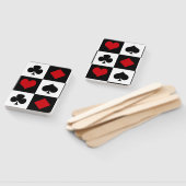 Vier kaartpakken handwaaier (Niet-gemonteerd)