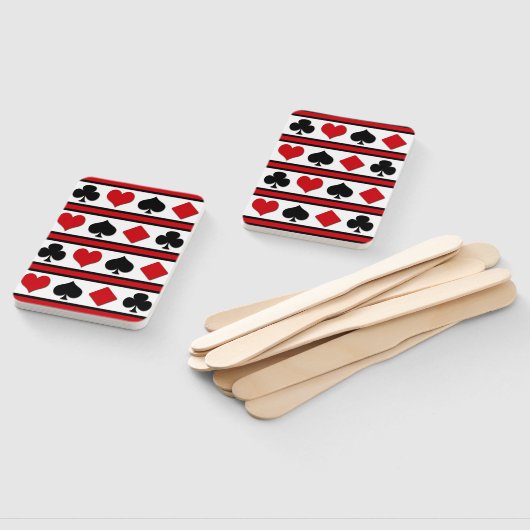 Vier kaartpakken handwaaier (Niet-gemonteerd)