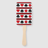 Vier kaartpakken handwaaier (Voorkant)