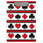 Vier kaartpakken klembord (Voorkant)