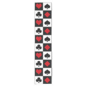 Vier kaartpakken korte tafelloper (Voorkant)