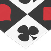 Vier kaartpakken korte tafelloper (Hoek)