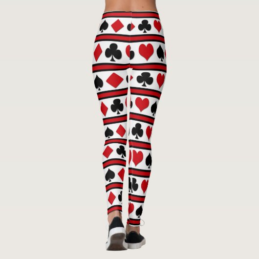 Vier kaartpakken leggings (Achterkant)
