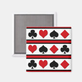 Vier kaartpakken magneet (Voorkant / Achterkant)