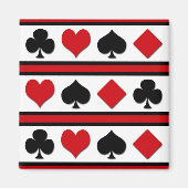 Vier kaartpakken magneet (Voorkant)