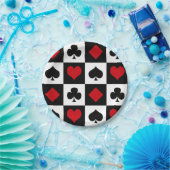 Vier kaartpakken papieren bordje (Feest)