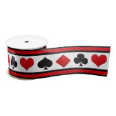Vier kaartpakken satijnen lint (Spoel)