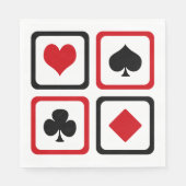 Vier kaartpakken servet (Voorkant)