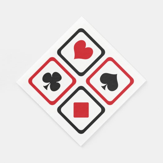 Vier kaartpakken servet (Hoek)