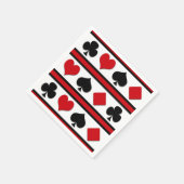 Vier kaartpakken servetten (Hoek)