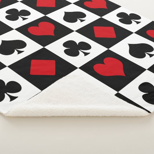 Vier kaartpakken sherpa deken (3/4)